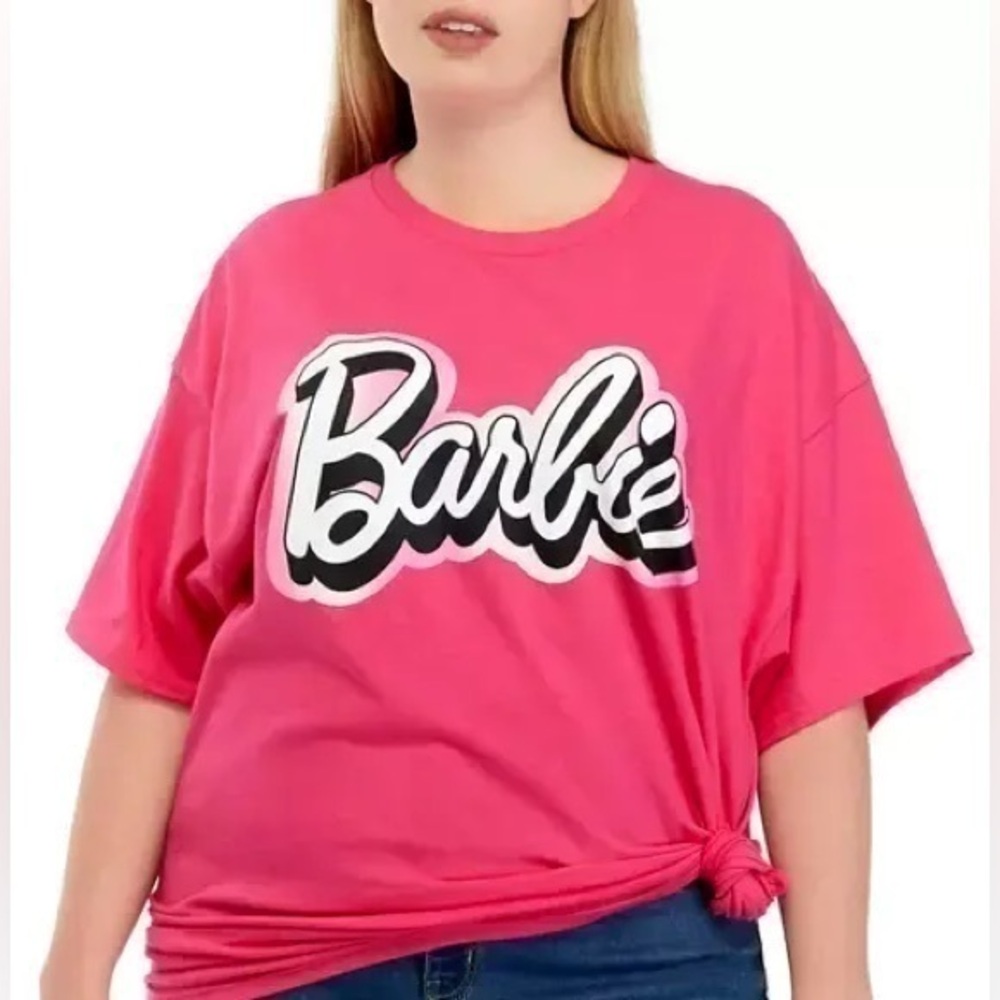 Barbie Hot Pink Graphic T-Shirt 2X EUC